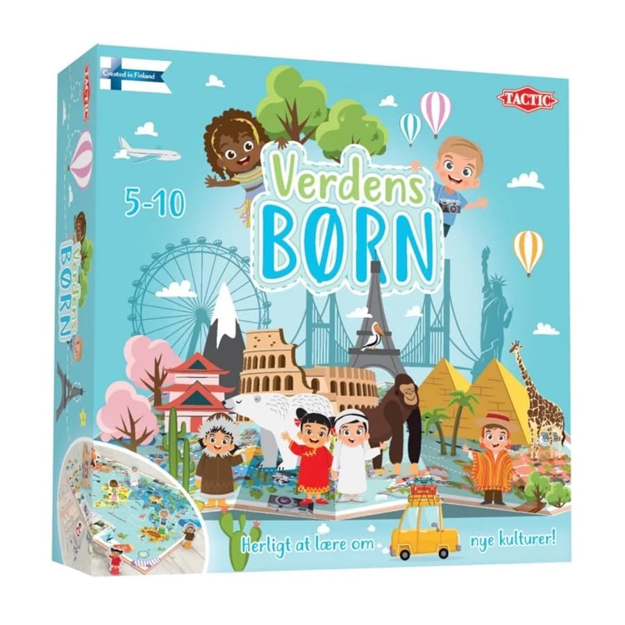 Læringsspil Verdens Børn - Børnesko
