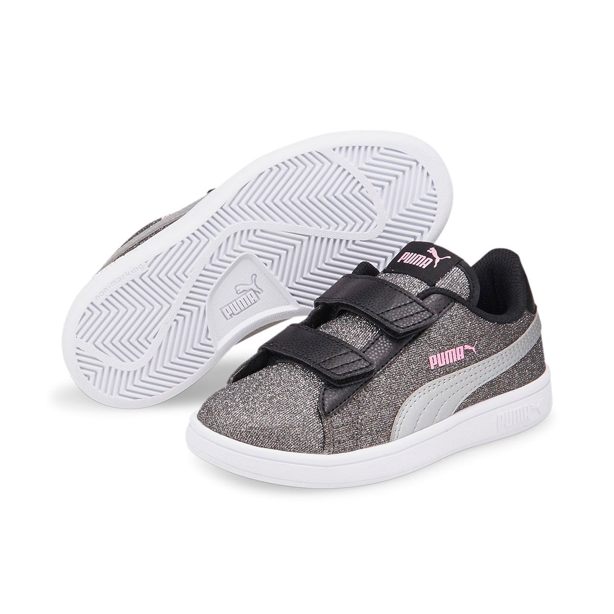 Puma Smash Glitz Glam Sneakers Børn - Puma Børnesko