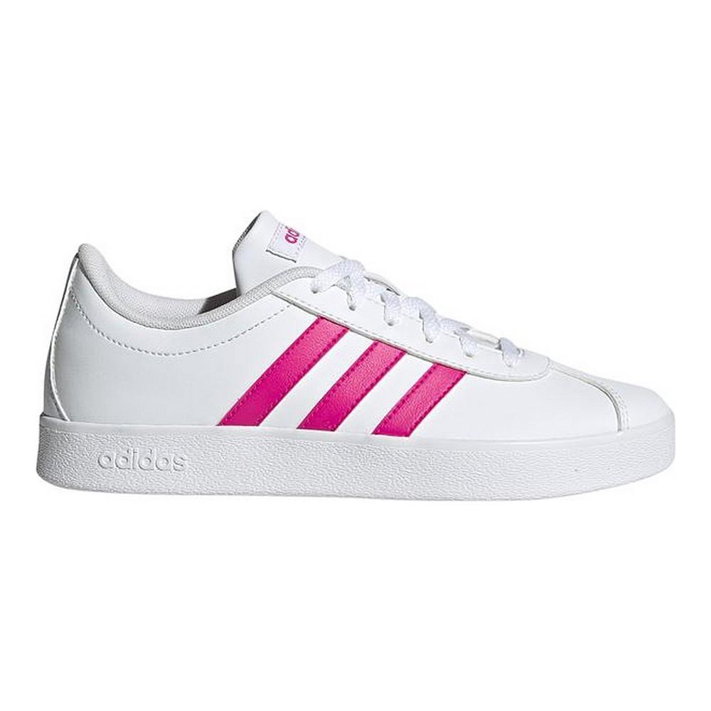 Hvid Sportssko Til Børn Adidas Court - Adidas Børnesko  - 4062053626190