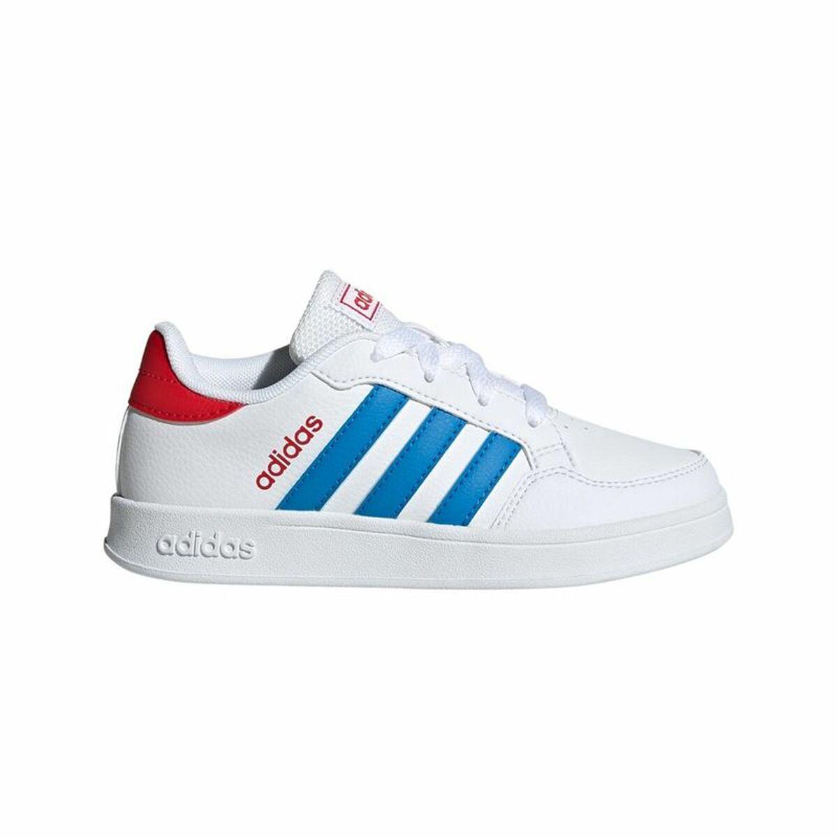 Hvid Sportssko Til Børn Adidas Breaknet - Adidas Børnesko  - 4065418398923