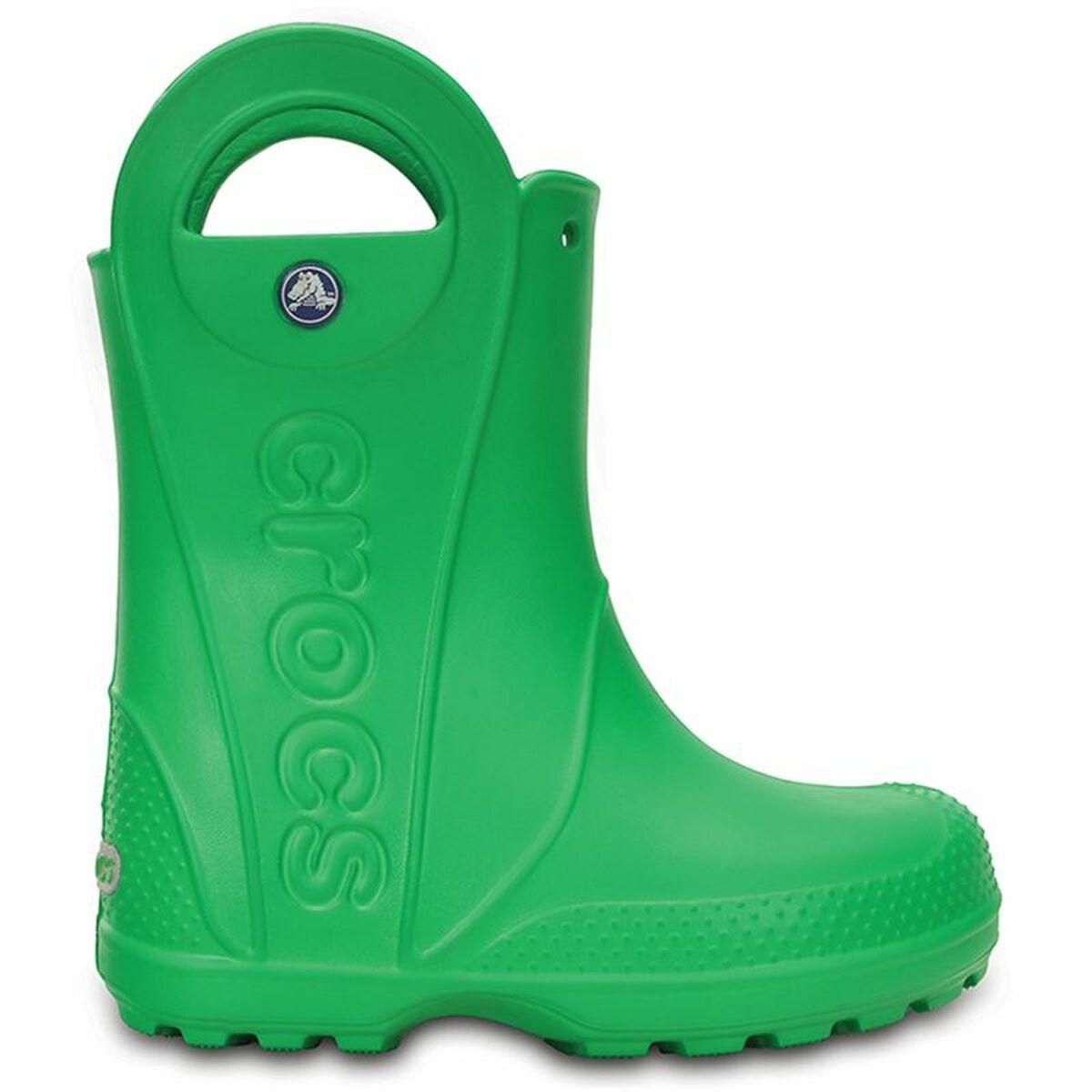 Grøn Badesko Til Børn Crocs Handle Rain - Crocs Børnesko  - 0887350426076