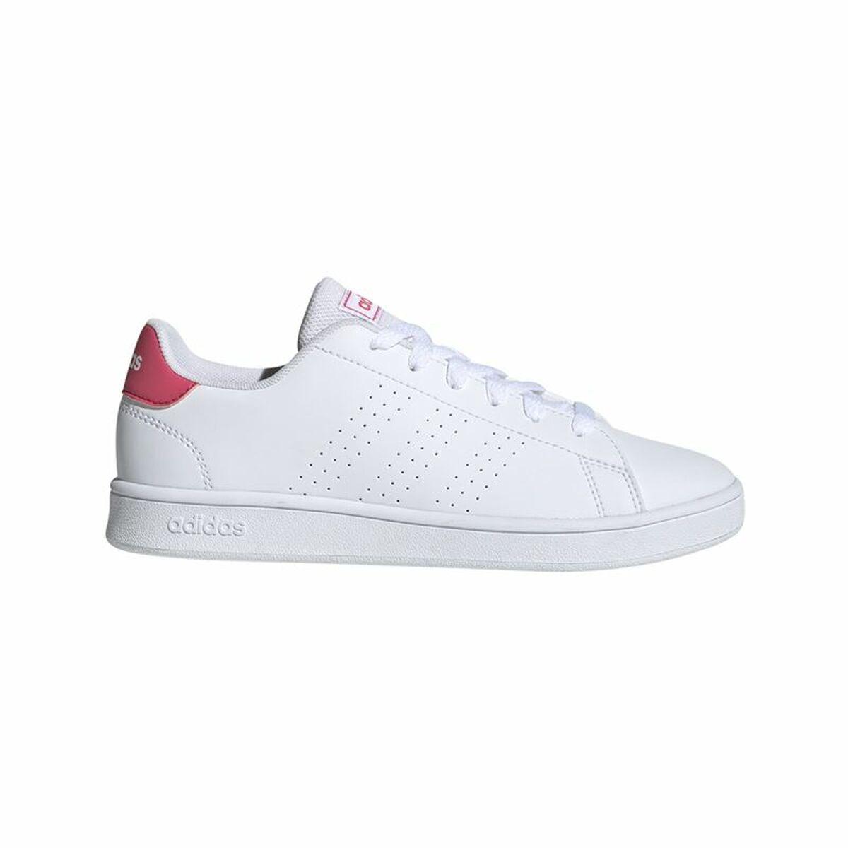 Hvid Løbesko Til Børn Adidas Advantage Pige - Adidas Børnesko  - 4061622802126