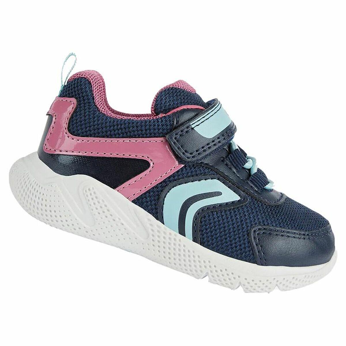 Sportssko Til Børn Geox Sprinty Marineblå - Geox Børnesko  - 8050036676917