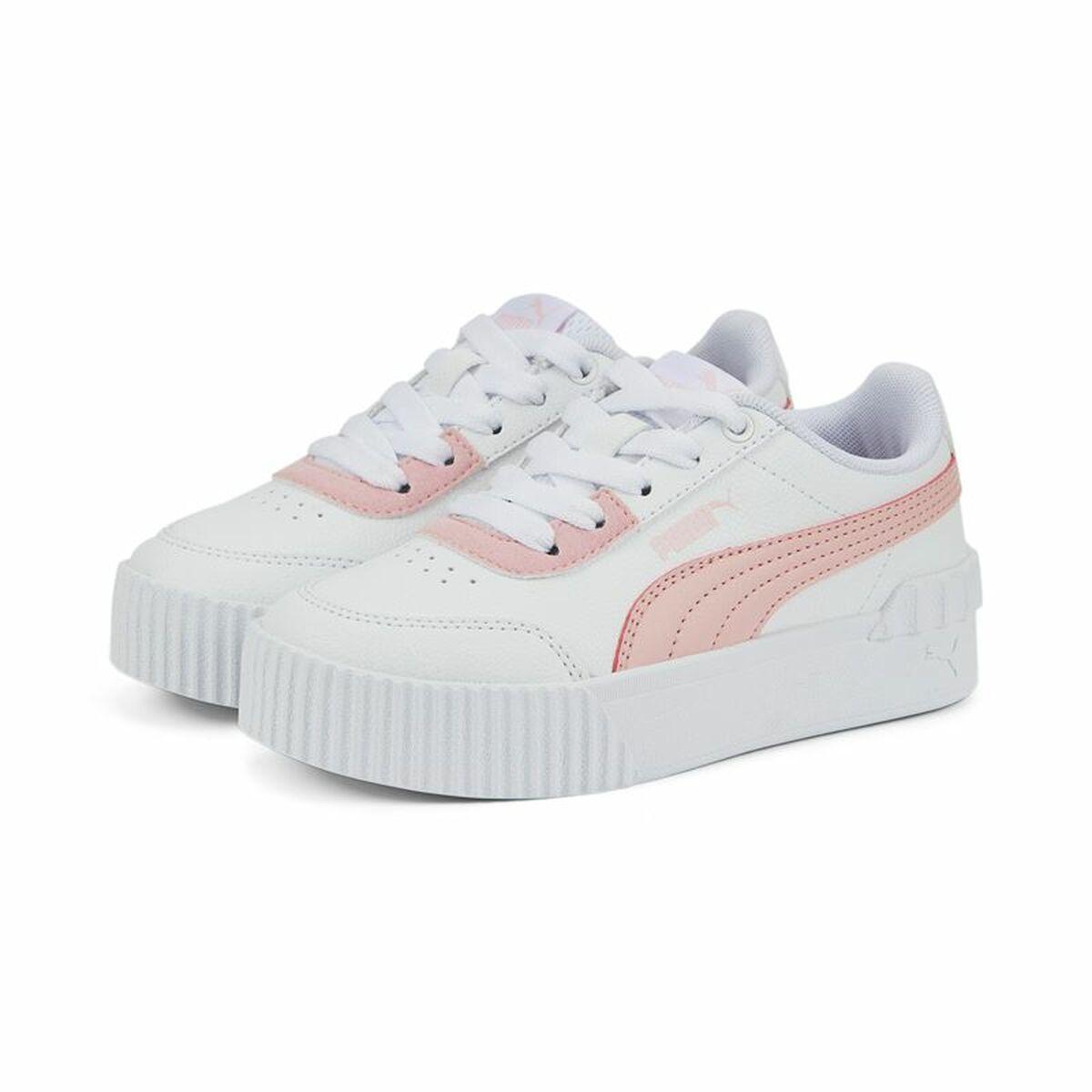 Hvid Kondisko Til Børn Carina Lift Puma - Puma Børnesko  - 4065449458771