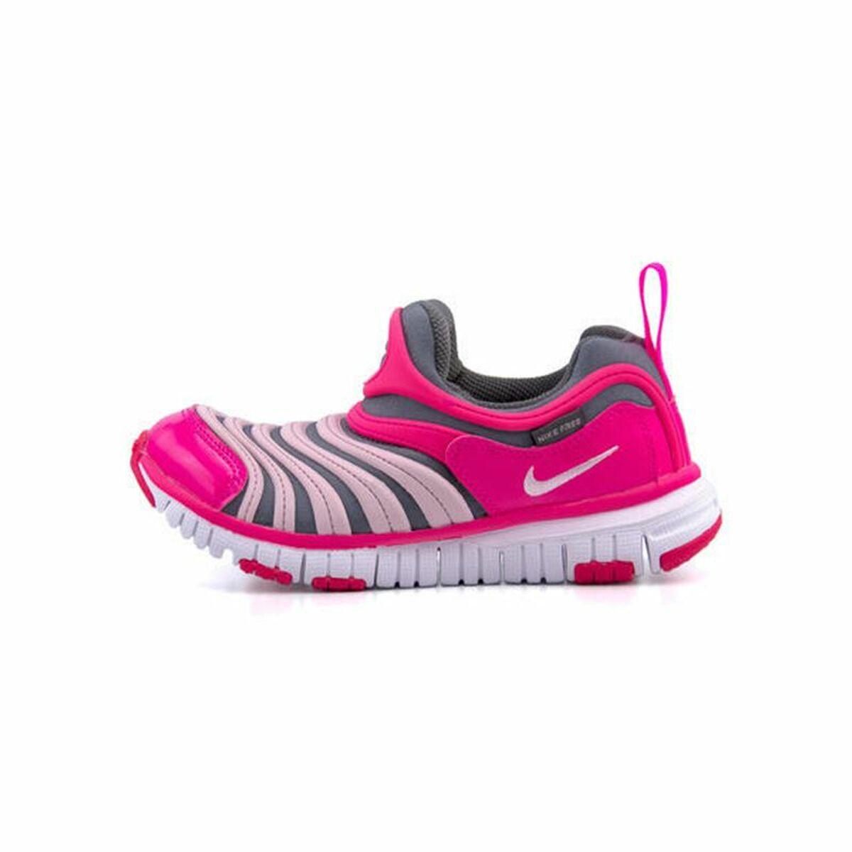 Sportssko Til Børn Nike Dynamo Free Fuchsia Fuchsia - Nike Børnesko  - 0888407910357
