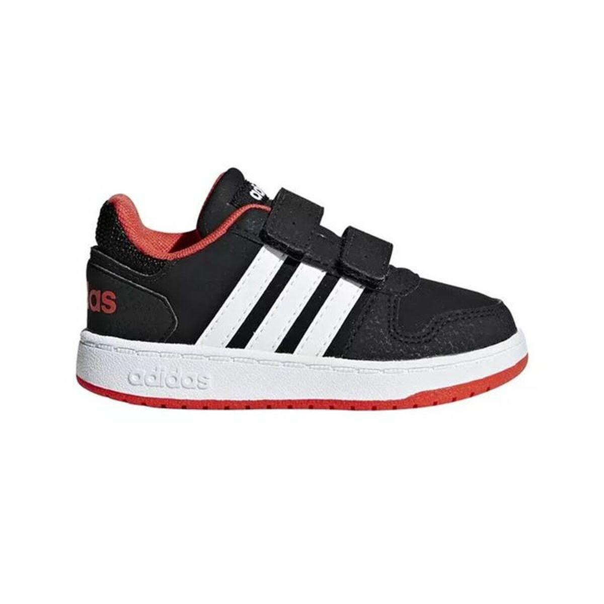 Sort Sportssko Til Børn Adidas Hoops - Adidas Børnesko  - 4059811938466