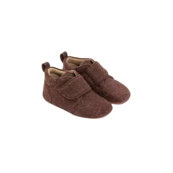BROWN Bundgaard Tannu Wool Bg601051 200 - Bundgaard Børnesko  - 5711875621959