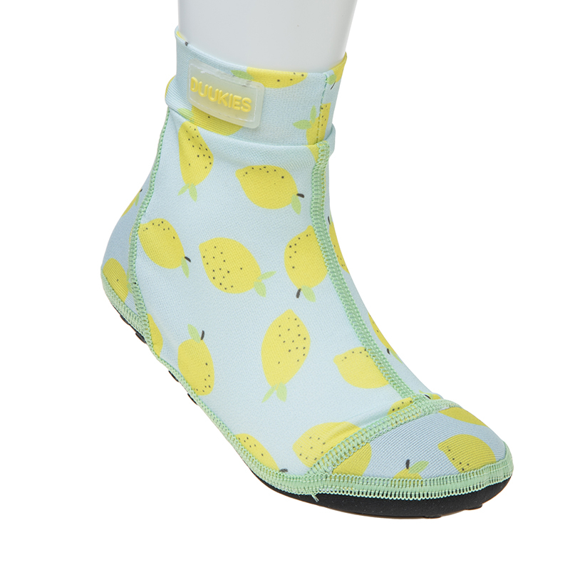 Duukies Beachsock Lemons - Duukies Børnesko  - 7061257010917