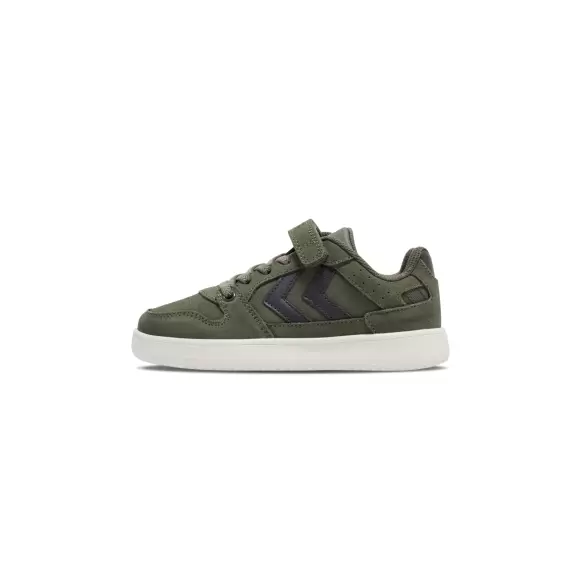 DUSTY OLIVE Hummel Power Play Suede 223924 6002 - Hummel Børnesko  - 5715454692088