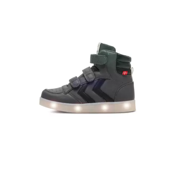 ASPHALT Hummel Stadil Flash 216437 1525 - Hummel Børnesko  - 5715454095858