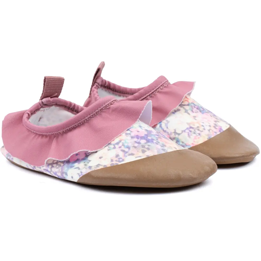Lyserød Badesko Frills Lilas - Mikk-line Børnesko  - 5715073532178