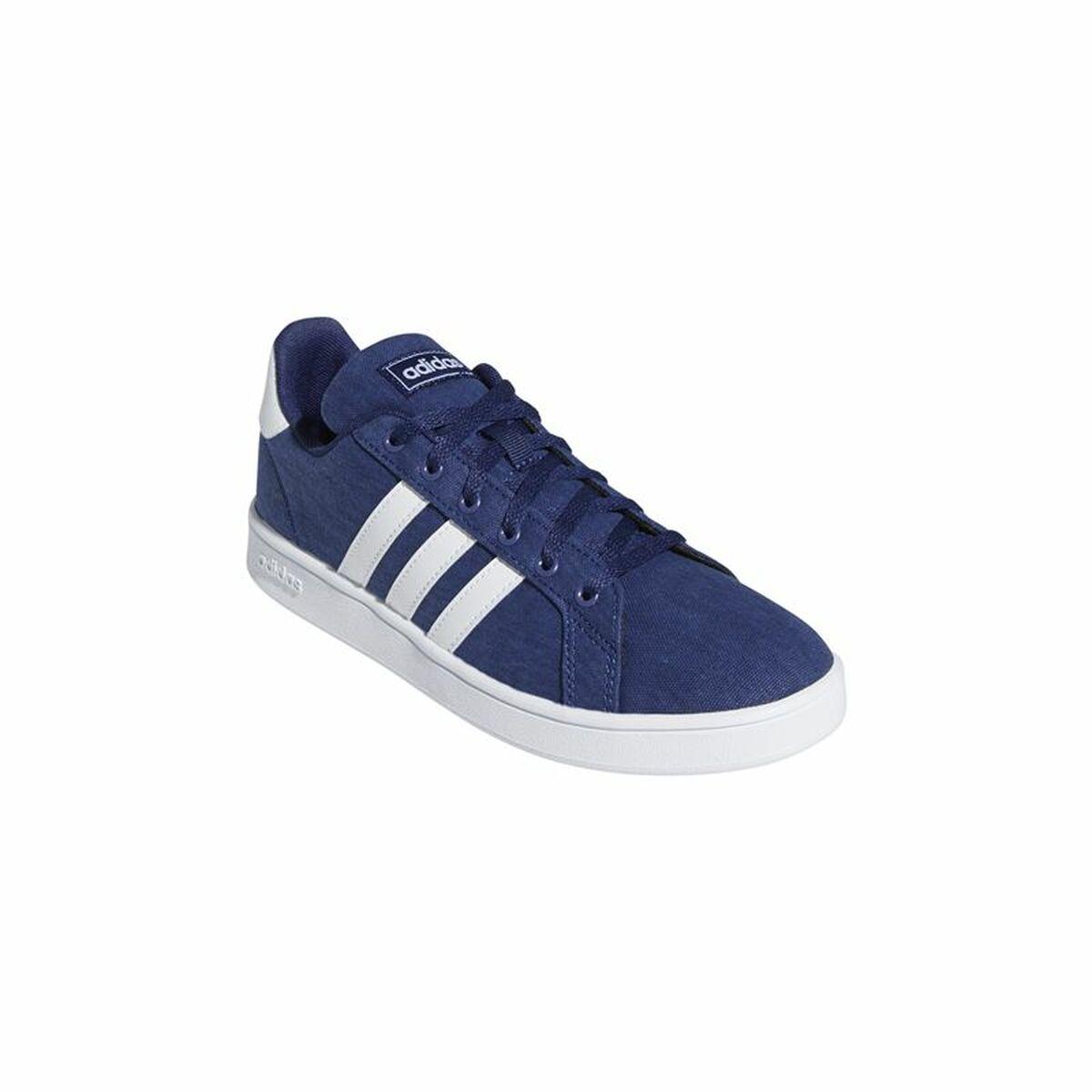 Kondisko Til Børn Adidas Grand Court Mørkeblå - Adidas Børnesko  - 4051043383984