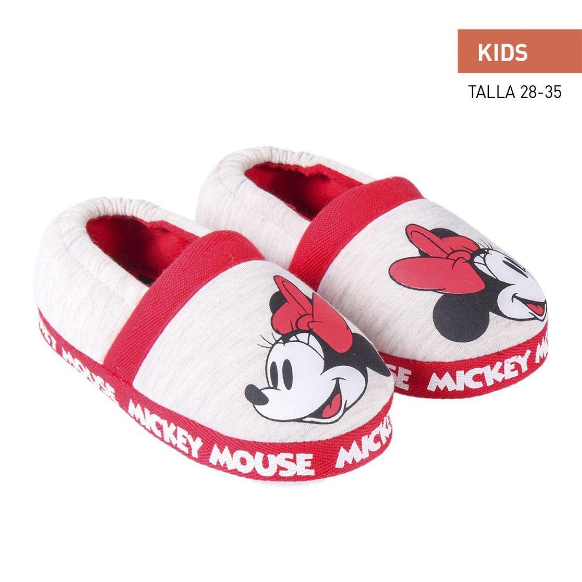 Hjemmesko Minnie Mouse Lysegrå - Minnie Mouse Børnesko  - 8445484183009