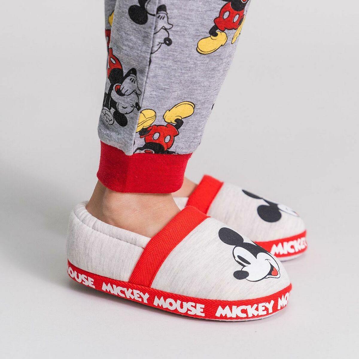 Hjemmesko Mickey Mouse Lysegrå - Mickey Mouse Børnesko  - 8445484183917