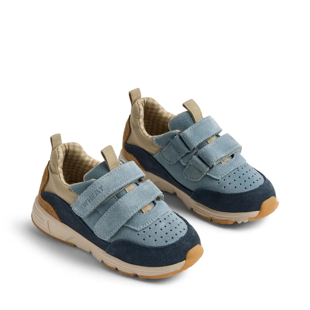 Blå Alin Sneaker 1454 - Wheat Børnesko  - 5715596254748