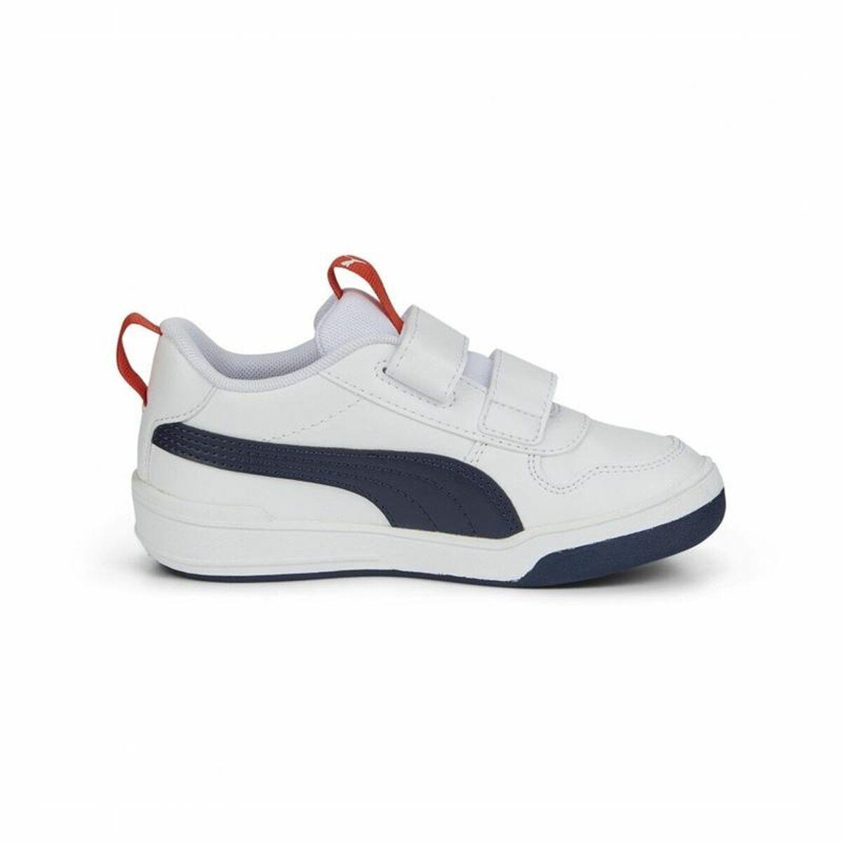 Hvid Sportssko Til Børn Puma Multiflex - Puma Børnesko  - 4065449277655