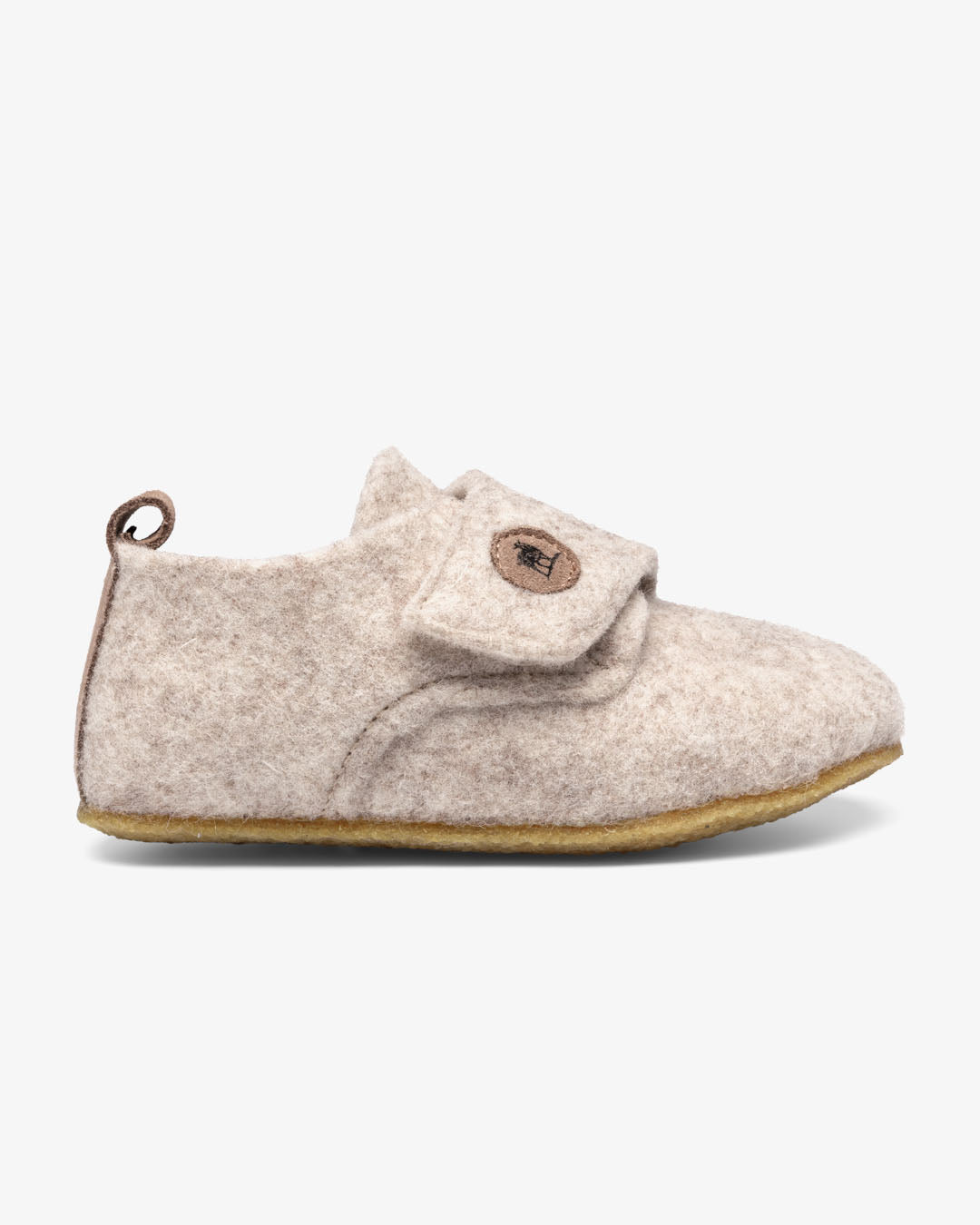 Hjemmesko Uldfilt Børn Beige - The Cozy Sheep Børnesko  - 5744004462291