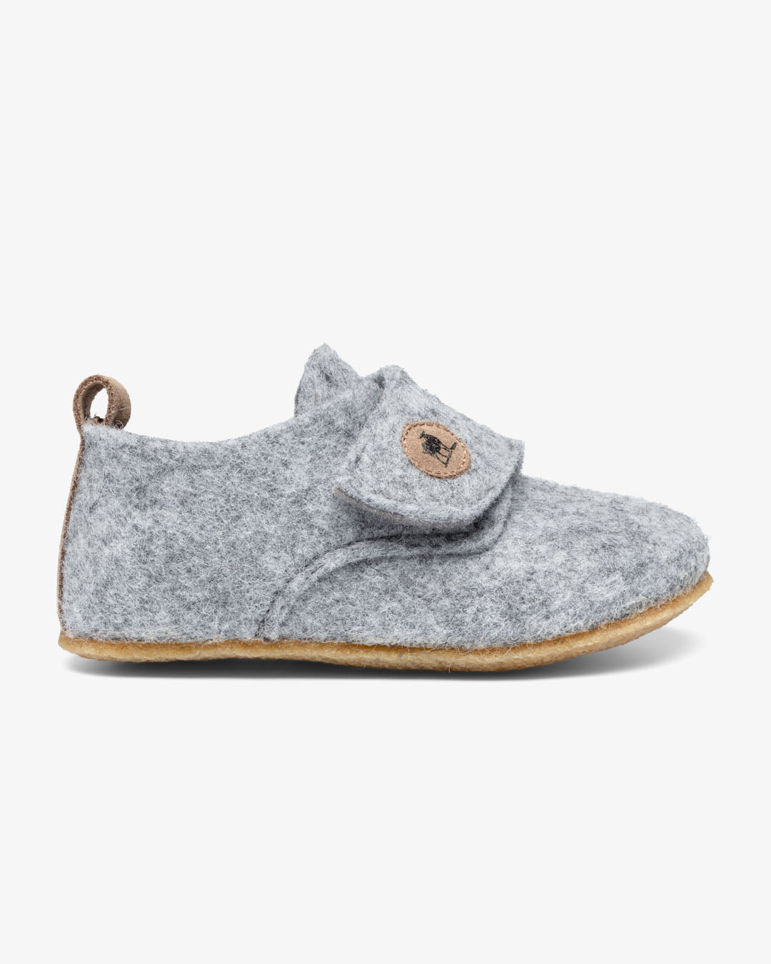 Hjemmesko Uldfilt Børn Lysegrå - The Cozy Sheep Børnesko  - 5744004462413