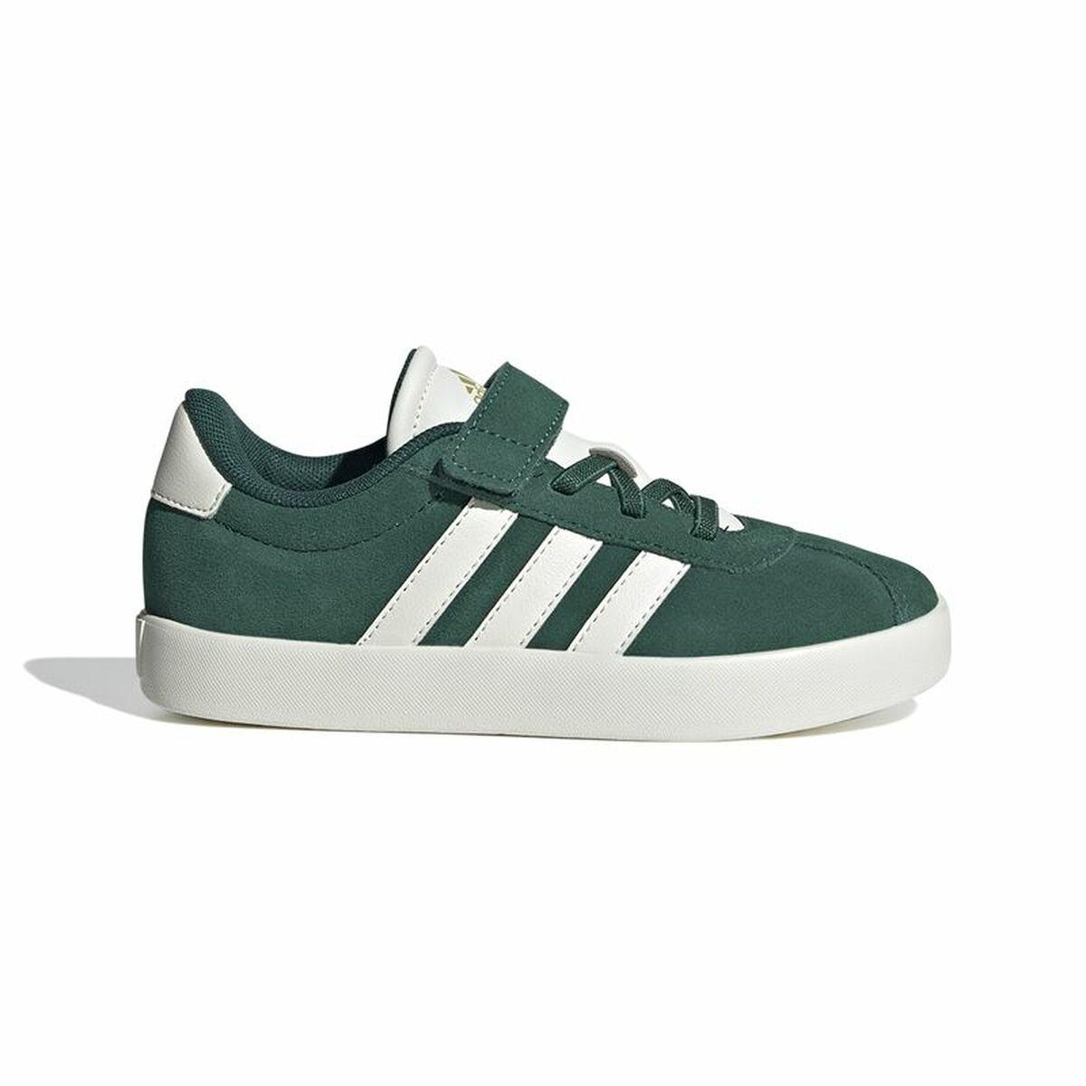 Grøn Kondisko Til Børn Adidas Court Infantil - Børnesko  - 4067892632036